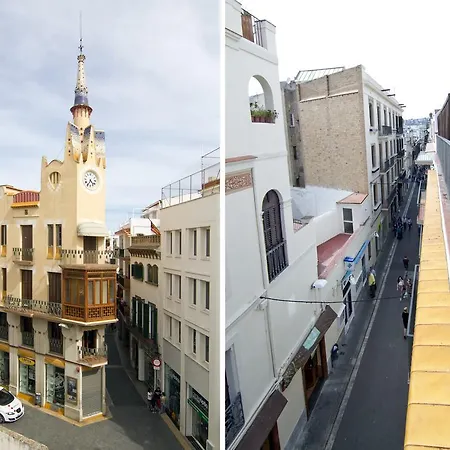 Atico San Francisco Con Terraza En Pleno Centro De - Pet Friendly By Globalsitges 锡切斯