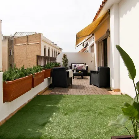 公寓 Atico San Francisco Con Terraza En Pleno Centro De - Pet Friendly By Globalsitges *