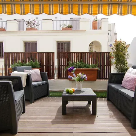 公寓 Atico San Francisco Con Terraza En Pleno Centro De - Pet Friendly By Globalsitges